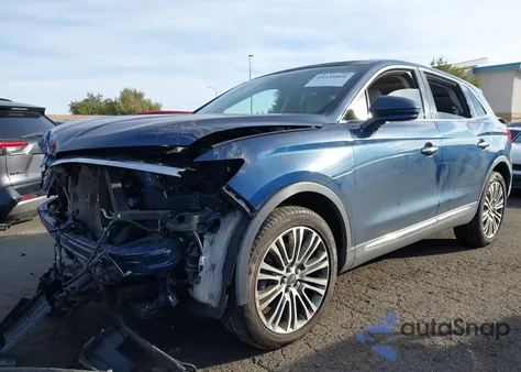 2017 Lincoln Mkx Reserve z USA, uszkodzony, nr VIN 2LMPJ6LP9HBL44895